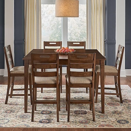 7-Piece Counter Height Table and Stool Set